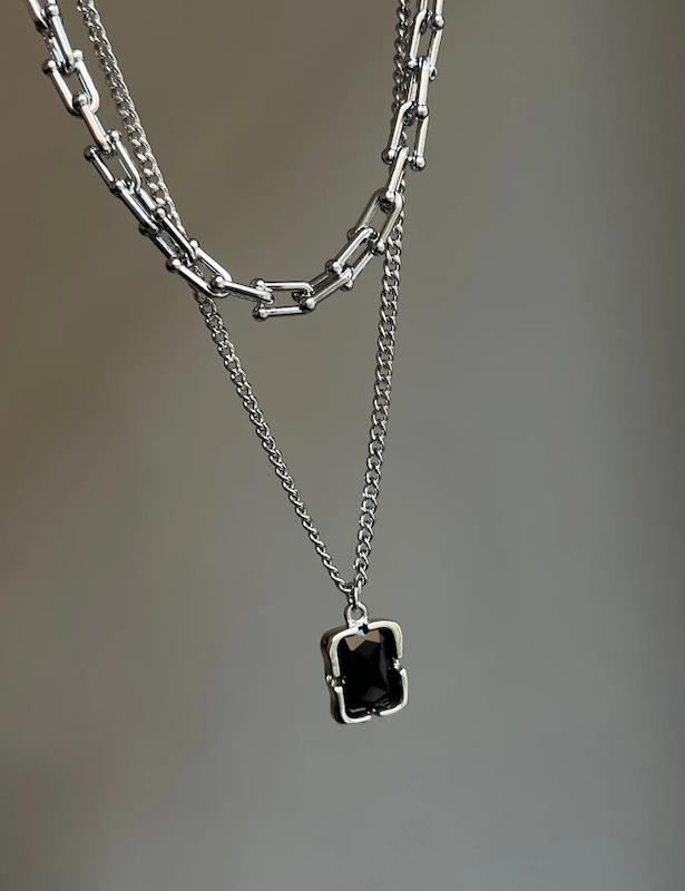 گردنبند فشن دو لاین