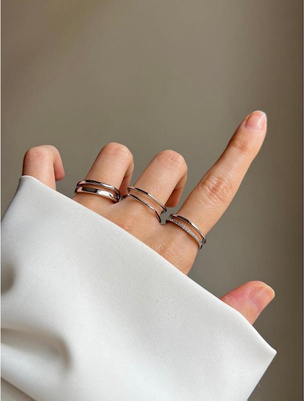 انگشتر های دو لایه