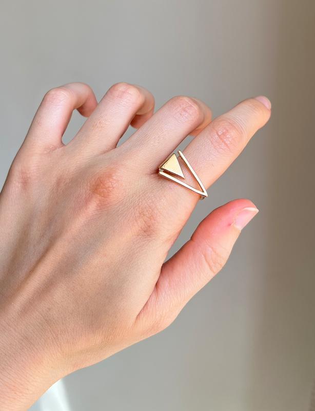 انگشتر مثلثی