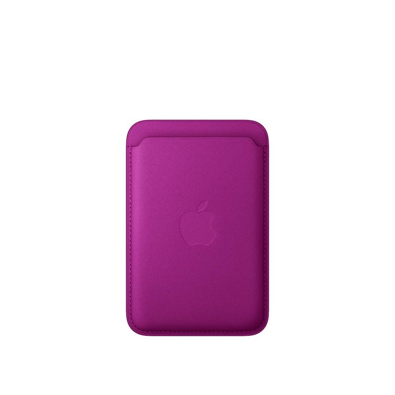 جاکارتی اپل مدل (iPhone FineWoven Wallet with MagSafe (Magenta