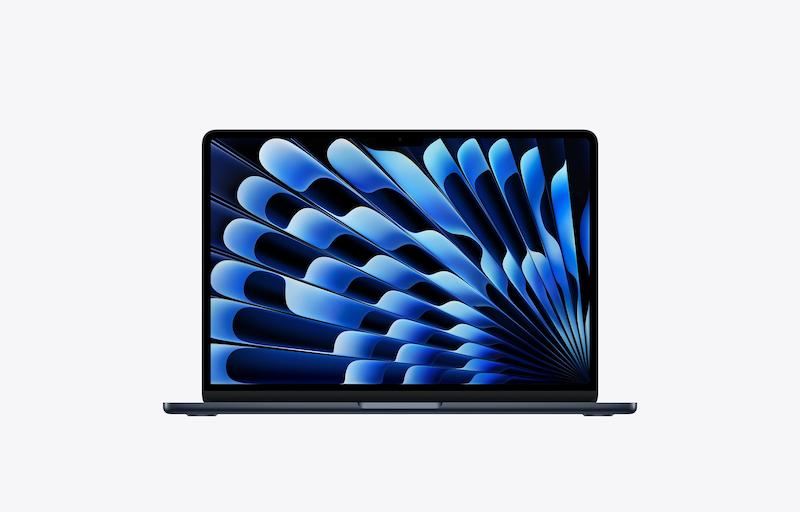 مک بوک ایر اپل مدل(MacBook AirM5 2026 15-inch(MDV-N4)(24R-1TB)( Midnight