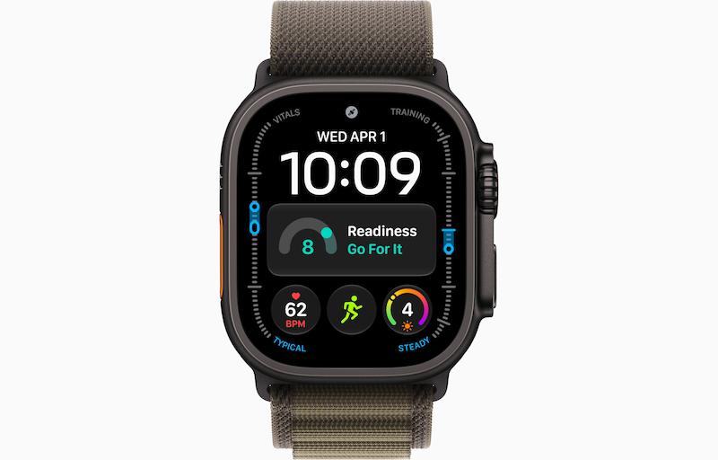 اپل واچ اولترا مدل(Apple Watch Ultra 4(Alpine Loop)(Dark Olive