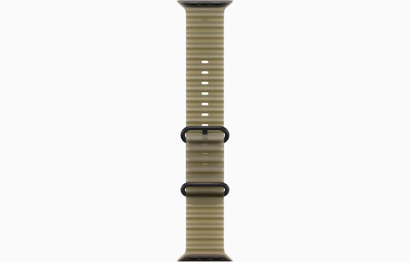اپل واچ اولترا مدل(Apple Watch Ultra 4(Ocean Band)(Translucent Kelp