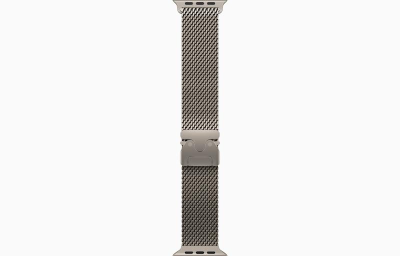 اپل واچ اولترا مدل(Apple Watch Ultra 4(Titanium Milanese Loop)( Natural