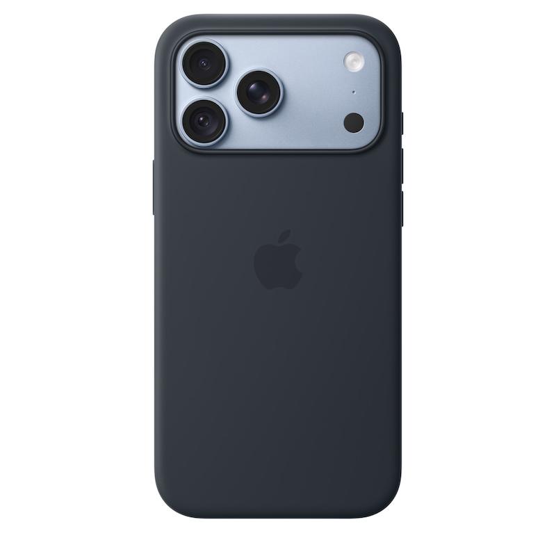 قاب سیلیکون ایفون مدل(iPhone 18 Pro Max Silicone Case with MagSafe(Navy Blue