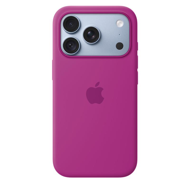 قاب سیلیکون ایفون مدل(iPhone 18 Pro Silicone Case with MagSafe(Magenta