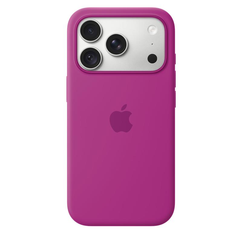 قاب سیلیکون ایفون مدل(iPhone 18 Pro Silicone Case with MagSafe(Magenta