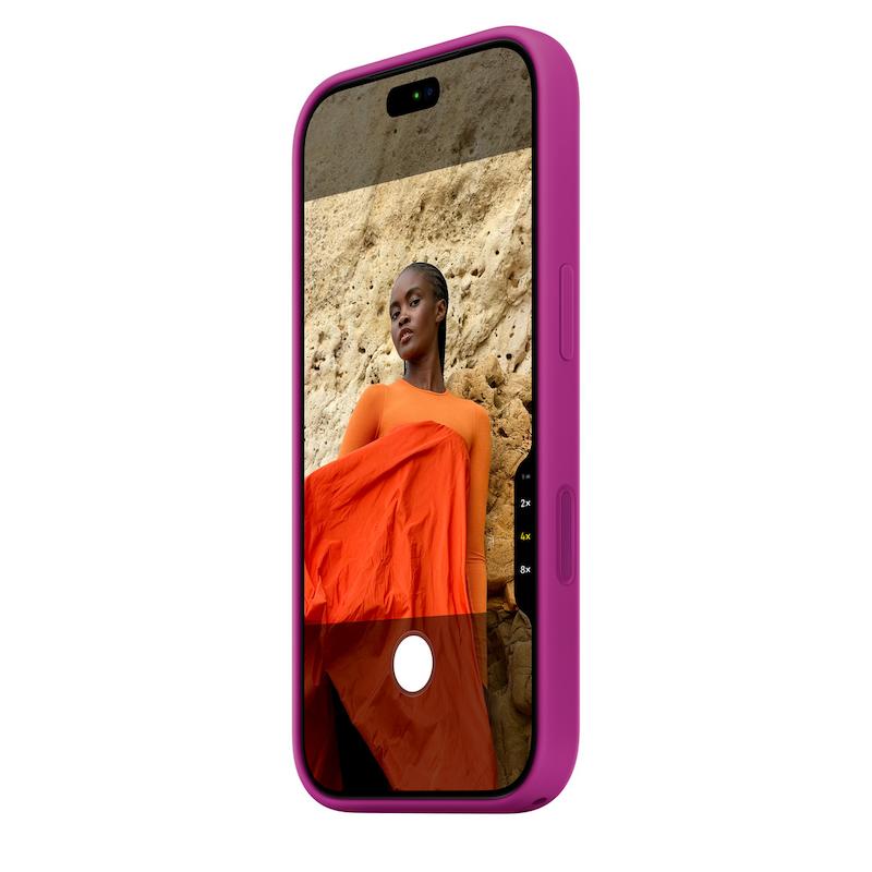 قاب سیلیکون ایفون مدل(iPhone 18 Pro Silicone Case with MagSafe(Magenta