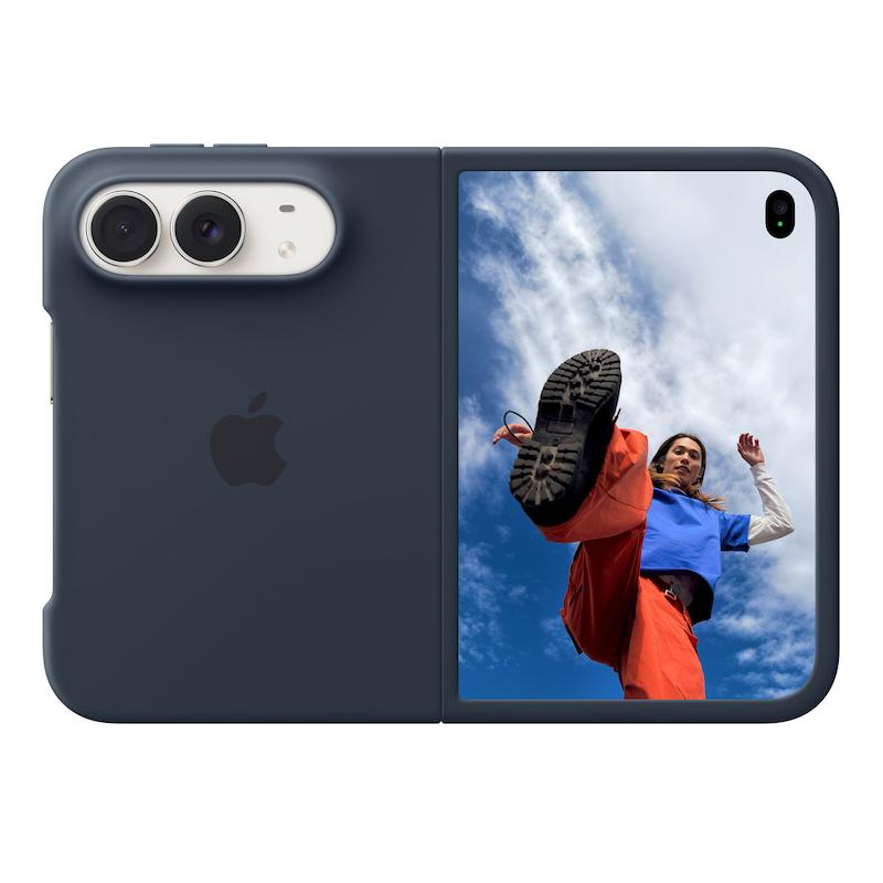 قاب سیلیکون دو ایفون مدل(iPhone Duo Case(Navy Blue