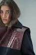CROC PANEL COAT