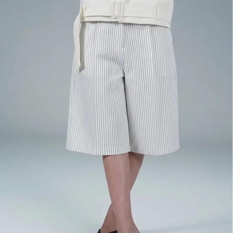 STRIPED PAJAMA SHORT