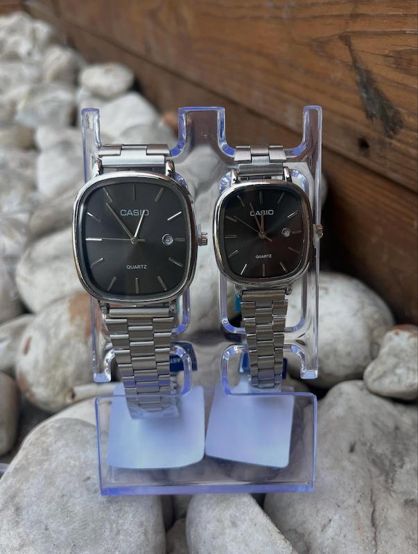 ساعت مچی زنانه مردانه مارک کاسیو صفحه مربع