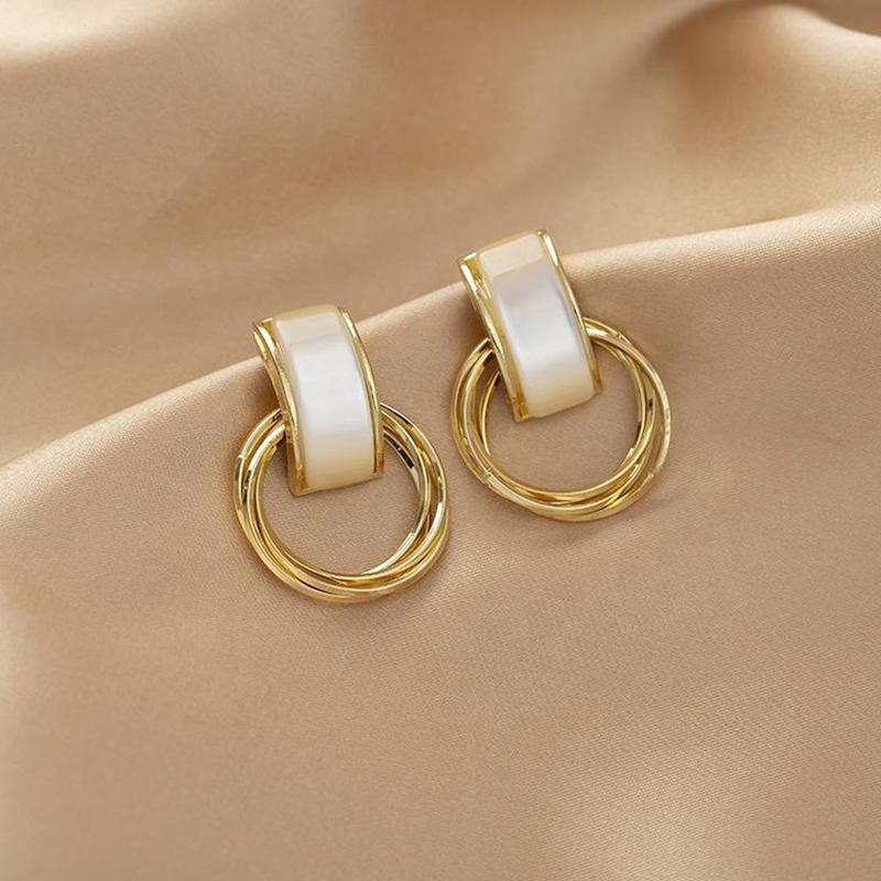 گوشواره میخی زنانه مدل هندسی کد 165