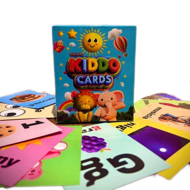 خرید فلش کارت Kiddo Cards | کیدو کاردز پک کامل آموزش زبان کودکان