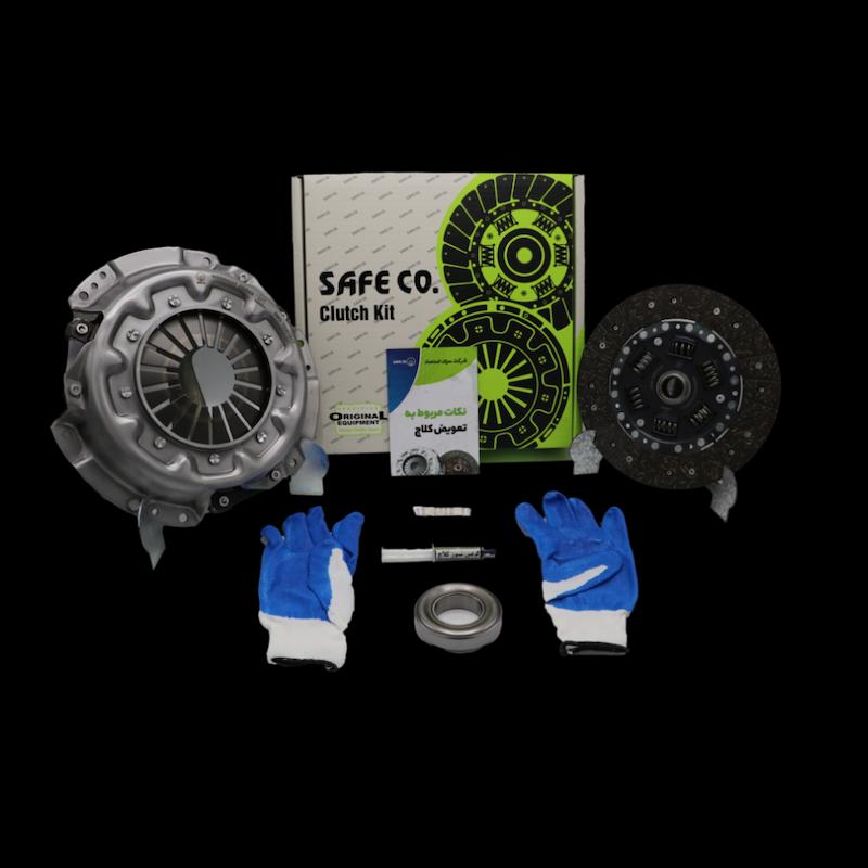 دیسک و صفحه ( کیت کلاچ ) پراید شش فنر سیف صنعت ( safeco )