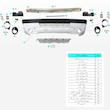 سپر جلو پژو 405 SLX سفیدمعیار صنعت (همراه دیاق محافظ | 12 ماه گارانتی رنگ )