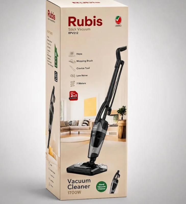 جاروبرقی عصایی روبیس RPV512 با توان 1700 وات