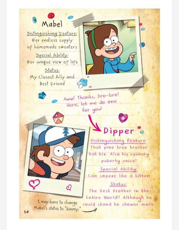 دفترچه خاطرات میبل(gravity Falls)