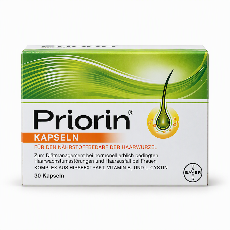 مکمل تقویت مو پریورین مدل Kapseln بسته 30عددی