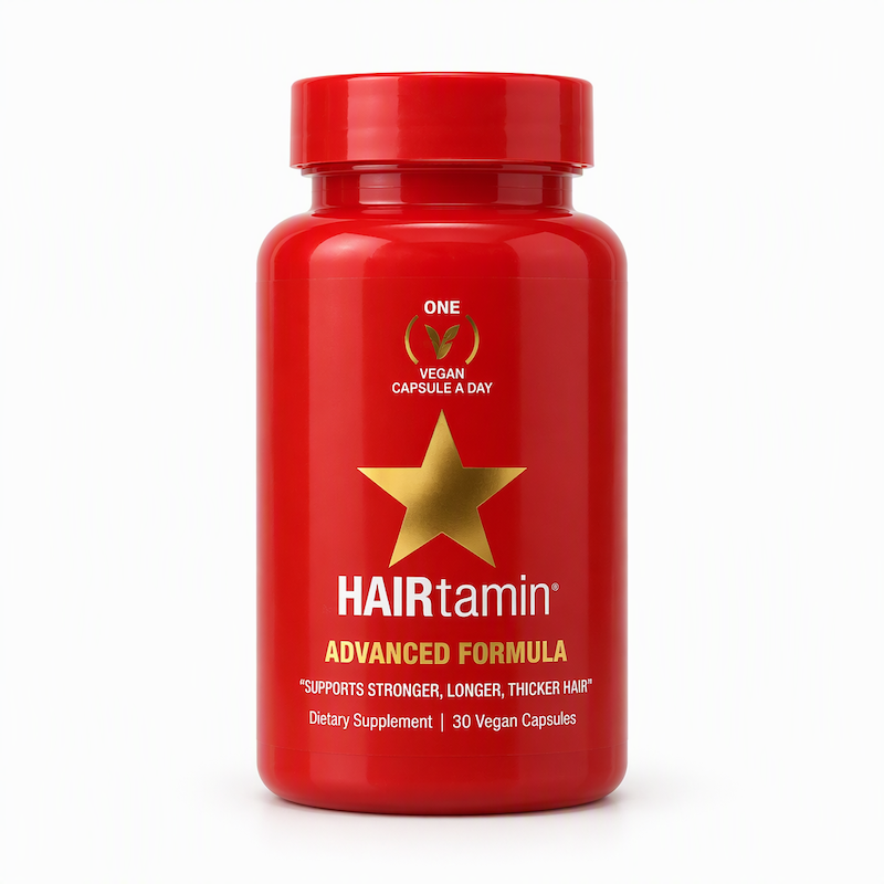 مکمل مو هیرتامین مدل Advanced Formula بسته 30 عددی