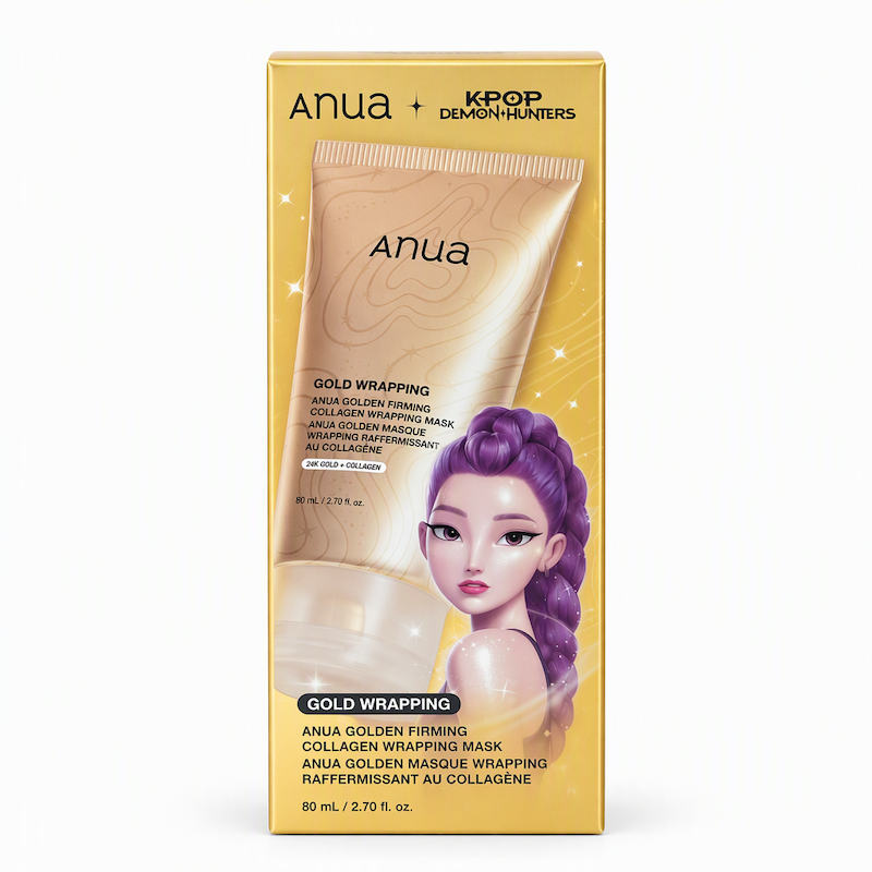 ماسک کلاژن آنوا مدل Golden Firming Wrapping حجم 80 میل