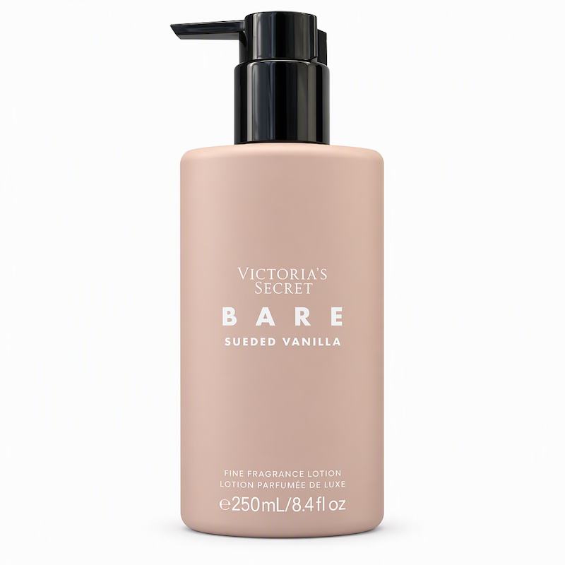 لوسیون بدن ویکتوریا سکرت مدل Bare Sueded Vanilla حجم 250 میل