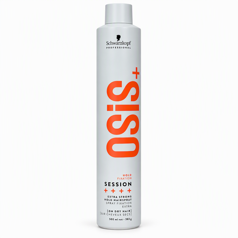 اسپری نگهدارنده قوی مو شوارتسکف مدل OSiS+ Session Extra Strong Hold حجم 500 میل