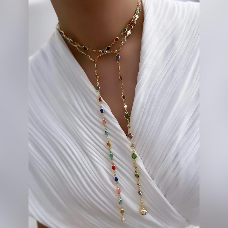 گردنبند مولتی کالر