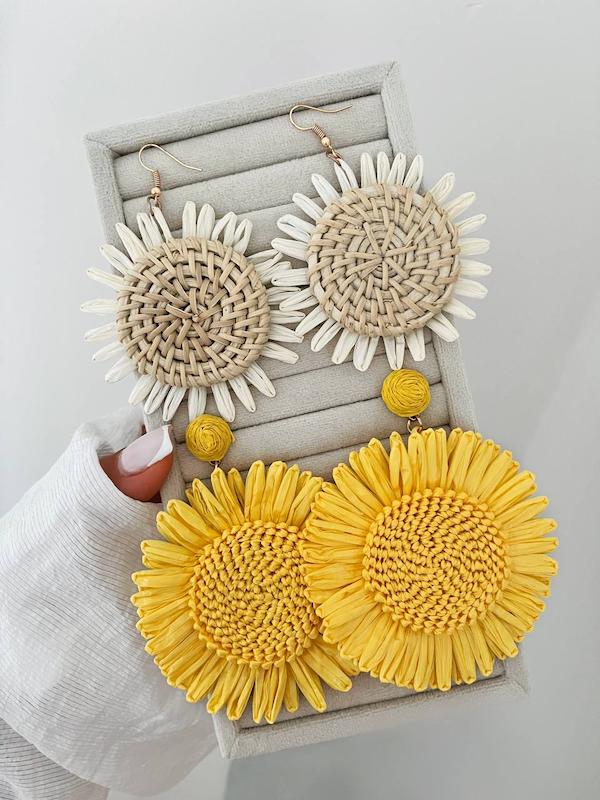 گوشواره کنفی گل
