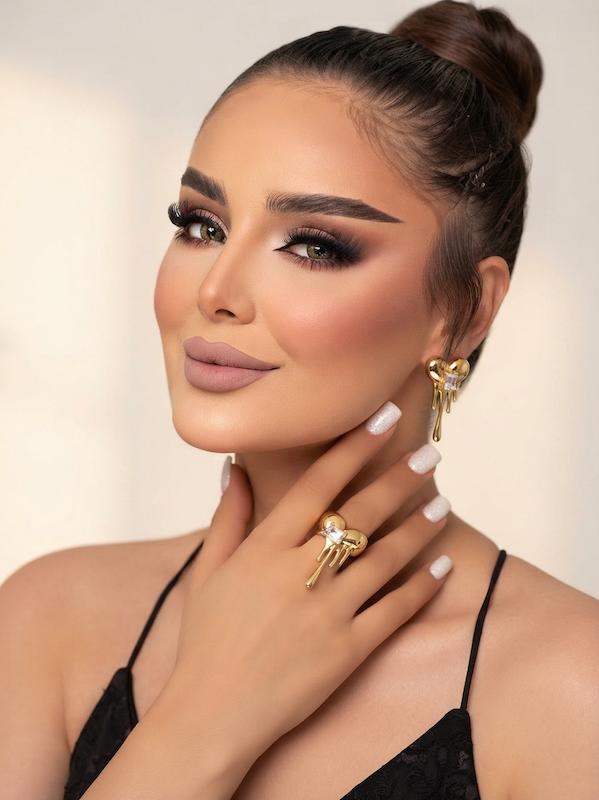 ست گوشواره و انگشتر قلب در دو رنگ