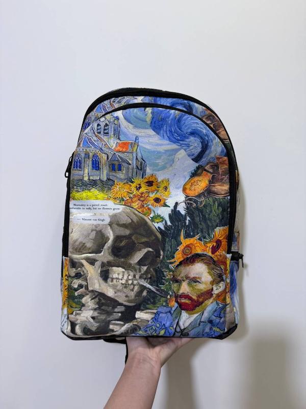 کوله پشتی مخمل دو زیپ