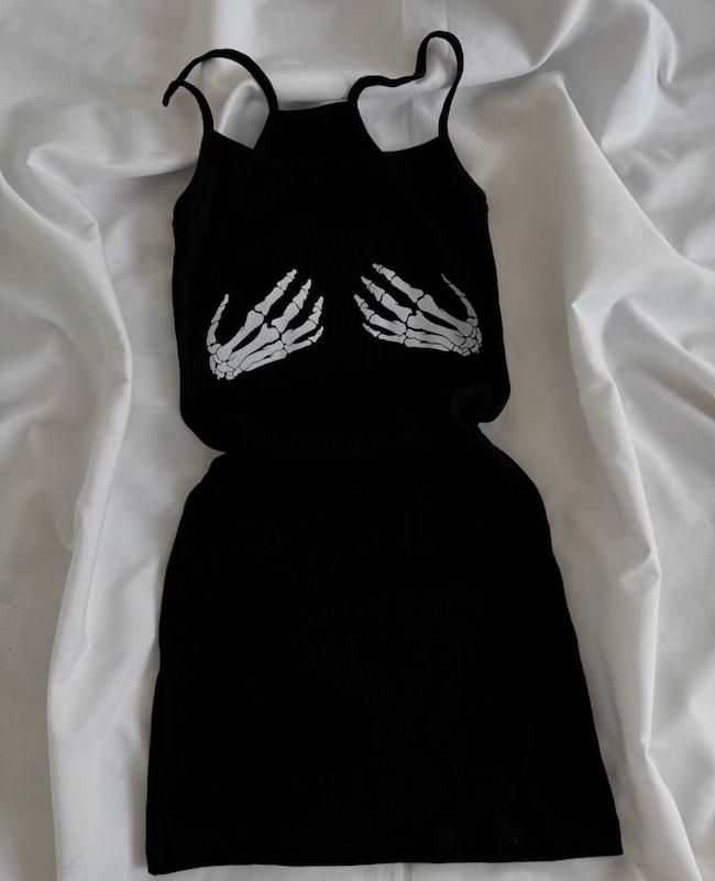 پیرهن اسکلتی