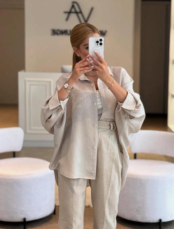 شومیز پانچ کرم