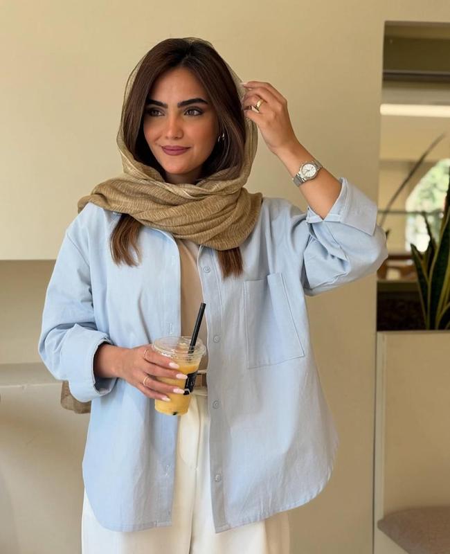 شومیز بونو آبی