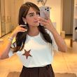 تیشرت سفید استار/STAR کامل مسی
