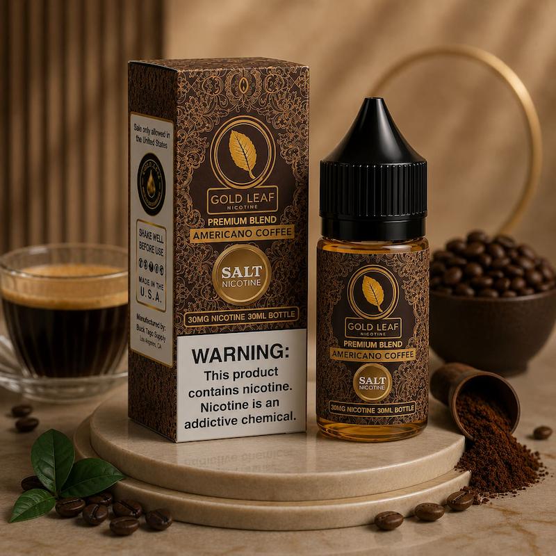 سالت نیکوتین گلدلیف | Gold Leaf Nicotine Salt تنباکو قهوه
