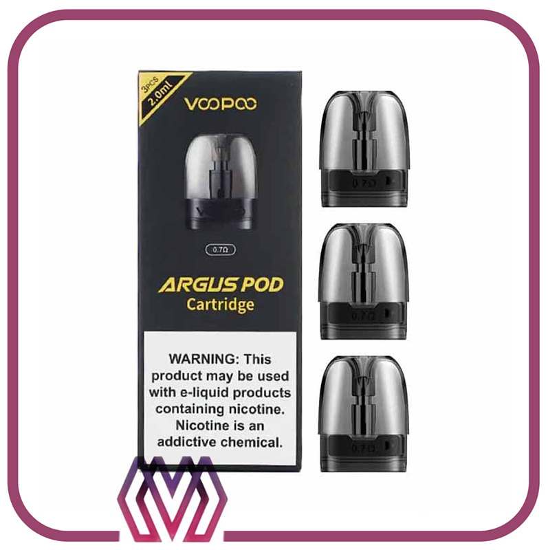 کارتریج آرگاس پاد ووپو VooPoo Argus Pod Cartridge نمای روبه رو 