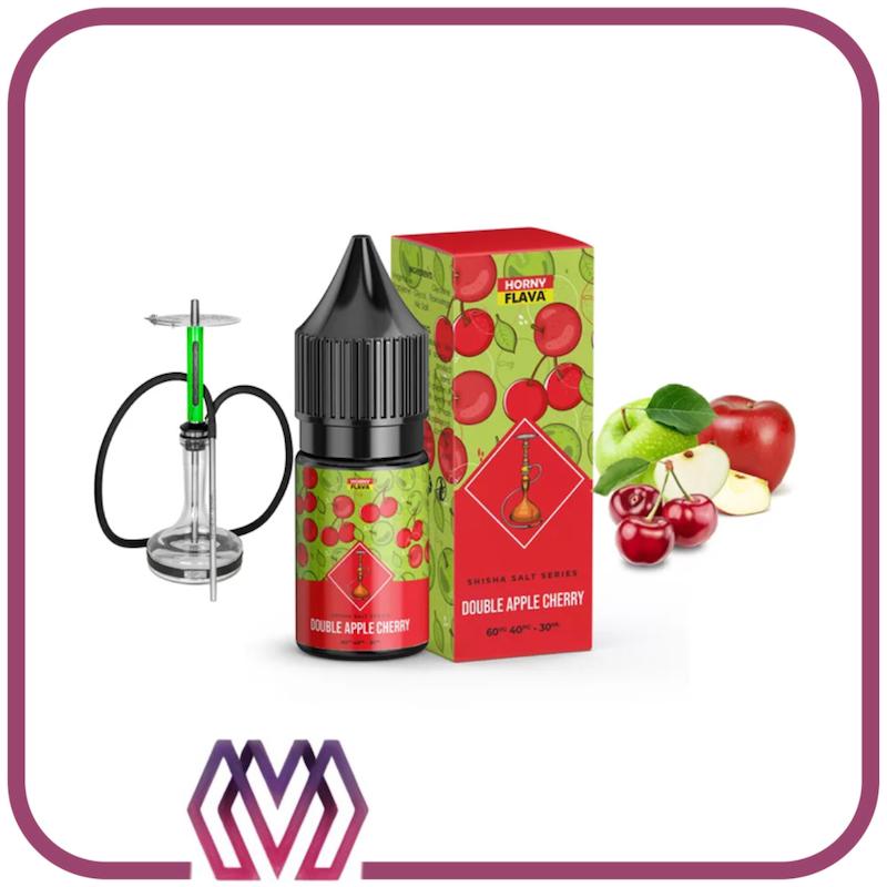 سالت هورنی طعم دوسیب آلبالو – Horny Double Apple Cherry NicSalt
