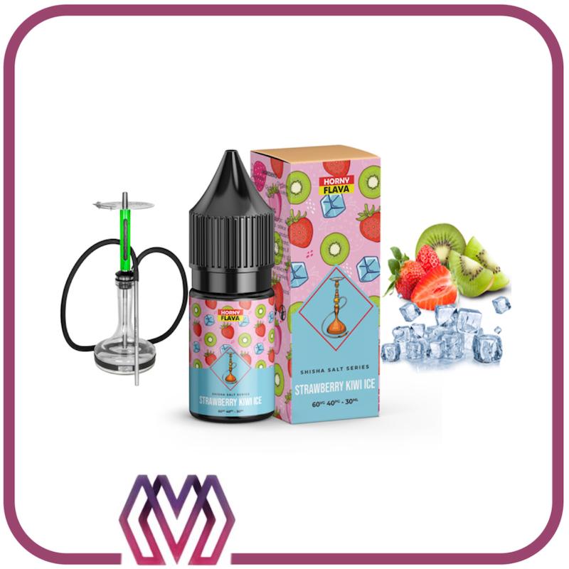 سالت هورنی طعم توت‌فرنگی کیوی یخ – Horny Strawberry Kiwi Ice NicSalt