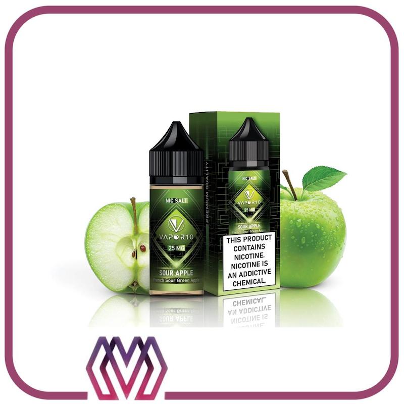 سالت ویپرتن (Vapor10) طعم سیب یخ – Vapor10 Apple Ice
