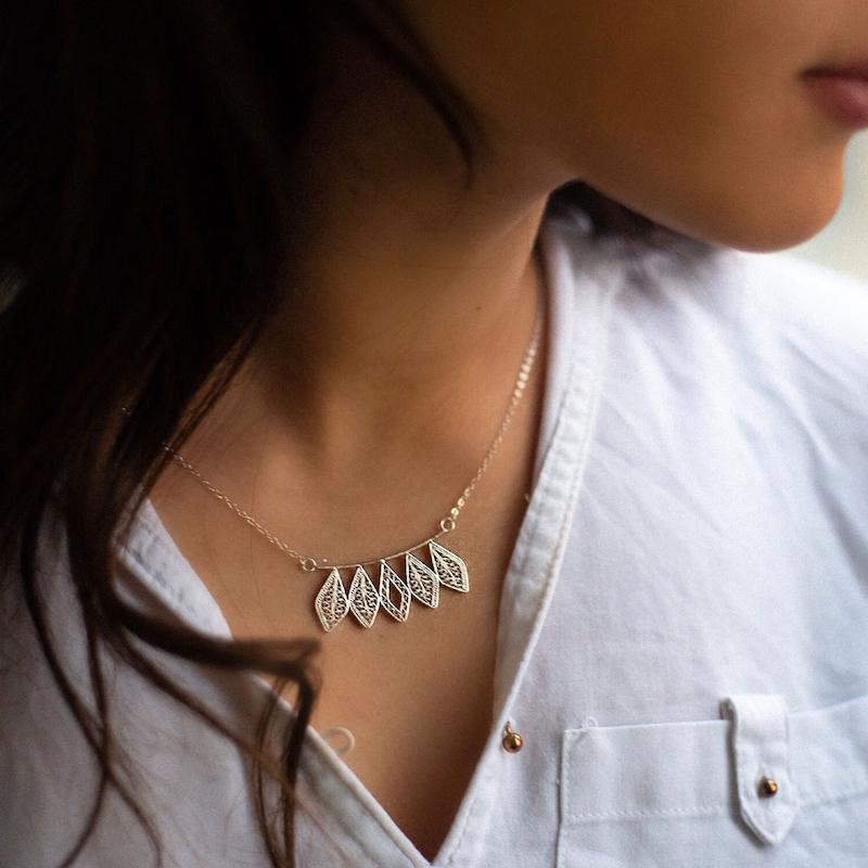 گردنبند لوزی