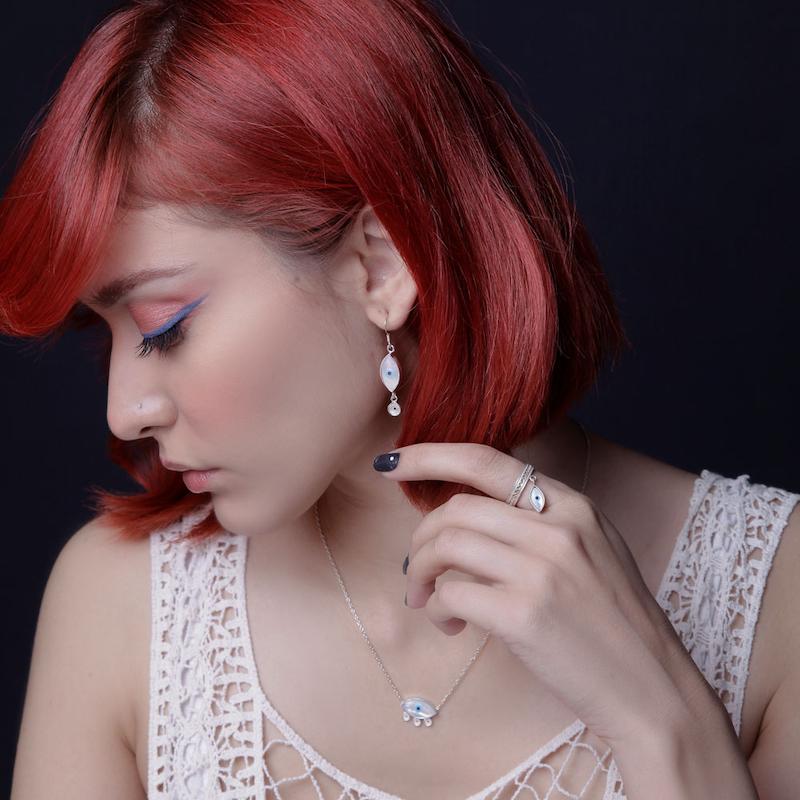 گوشواره چشم نظر