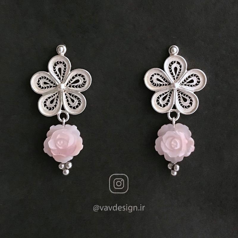 گوشواره ژربرا