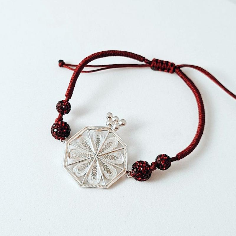 دستبند انار ۸گوشه