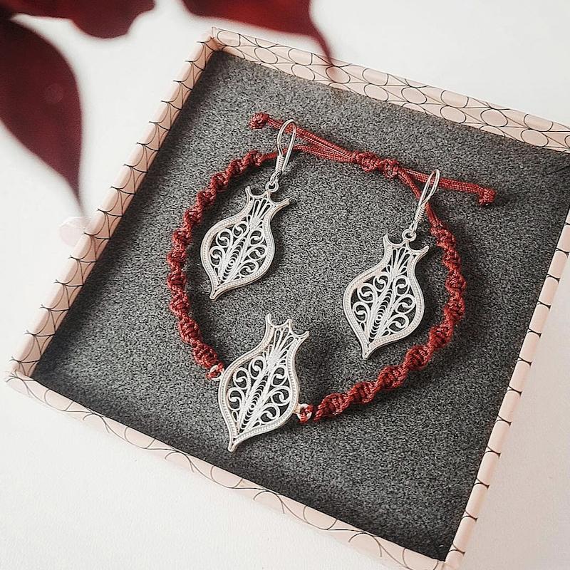 نیم ست انار