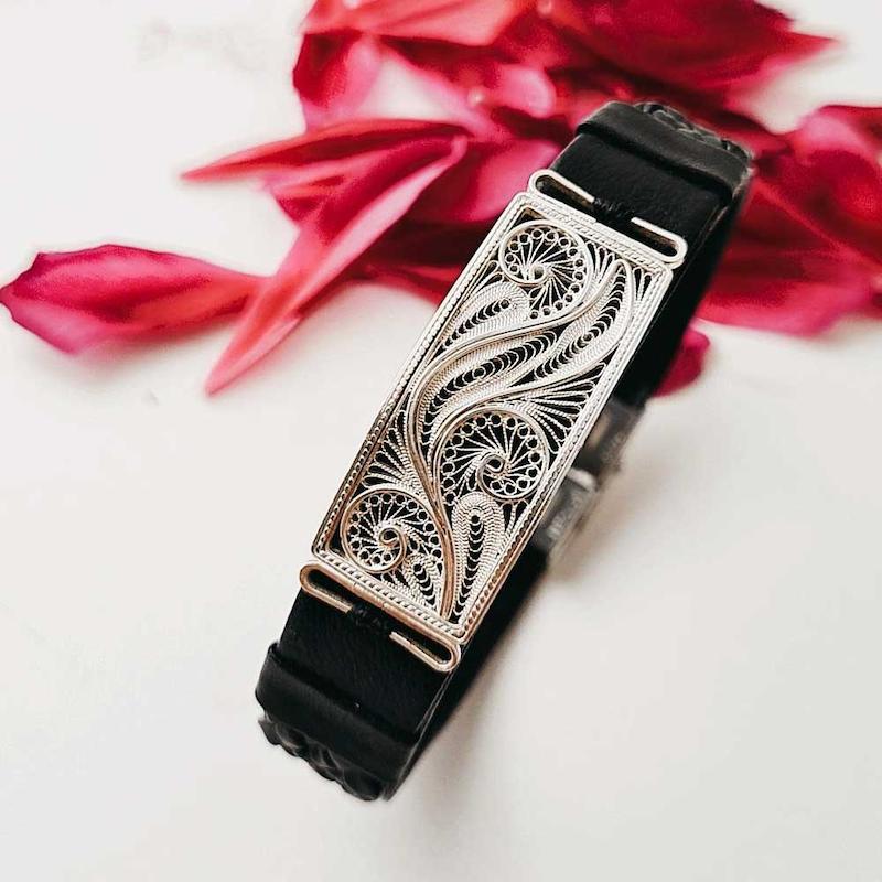 دستبند چرمی  وشان