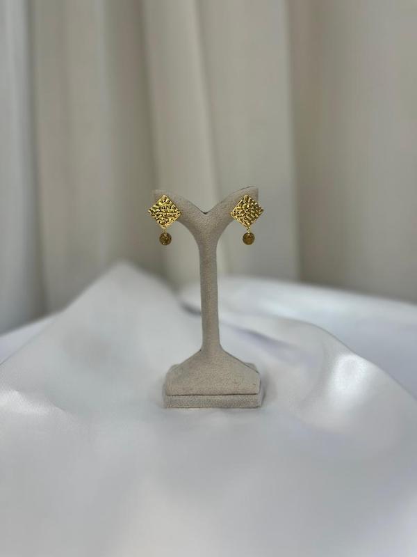 گوشواره استیل لوزی