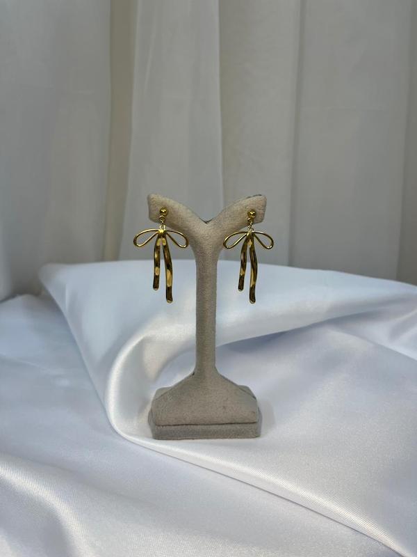 گوشواره پاپیون استیل