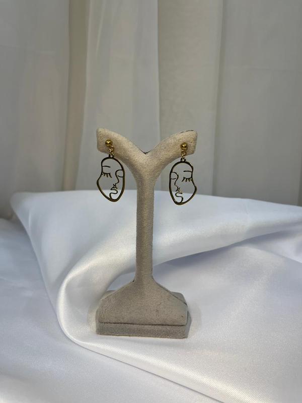 گوشواره چهره استیل