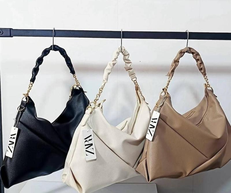 کیف دوشی دسته چروک